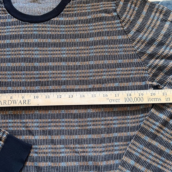 Louis Vuitton Men's Brown and Black Patterned Crewneck Sweater Xl but runs small - Picture 8 of 12